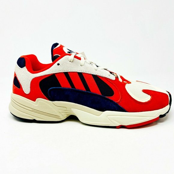 Adidas Yung 1 Goku Chalk White Red Collegiate Navy Mens Sneakers B37615 - Picture 1 of 5
